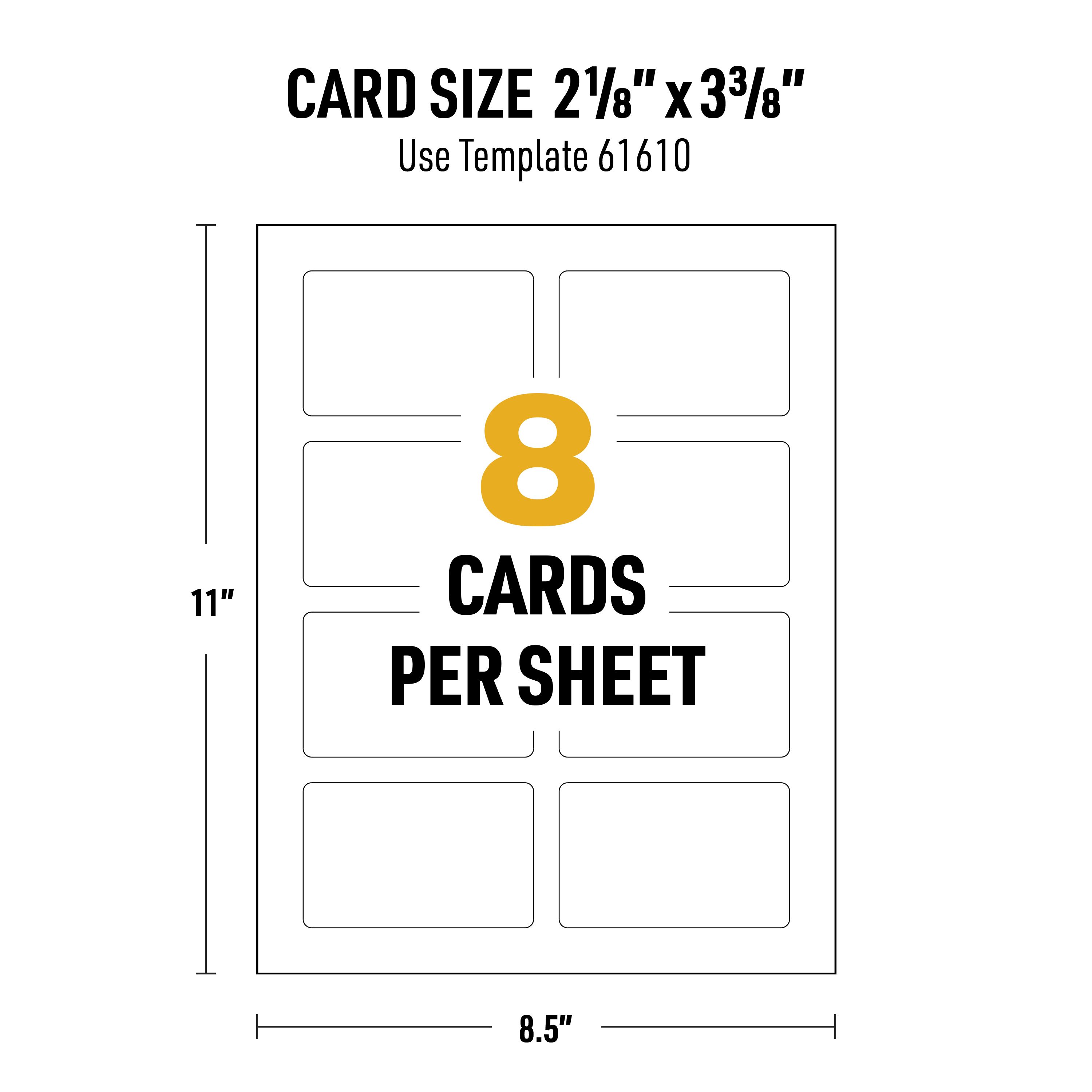 Durable ID Cards, 2.125